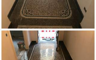 Terrazzo Boden - Schleifen + Kristallisation Bonn2